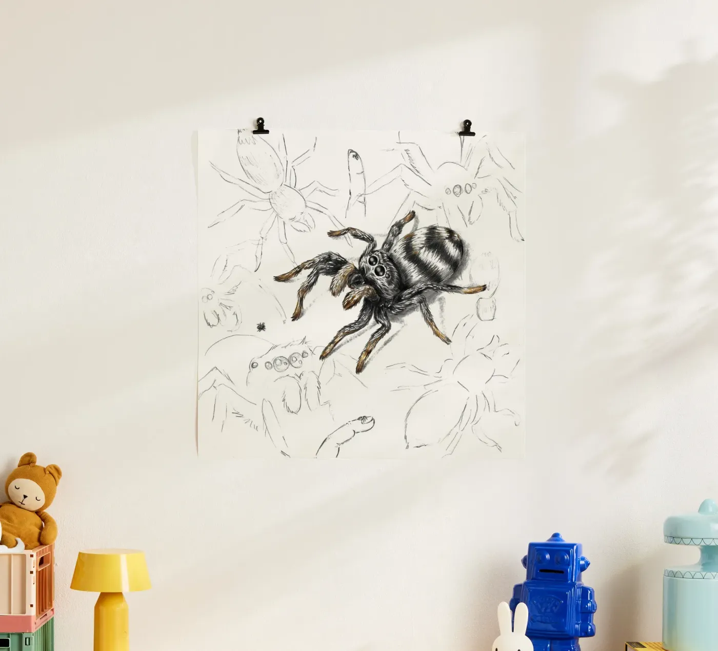 Ragno zebra poster da creating creatures
