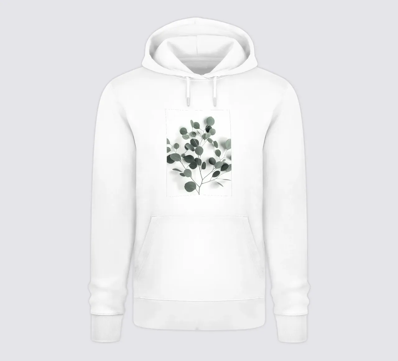Design minimalista in eucalipto - ispirato alla natura felpa con cappuccio da Whole©