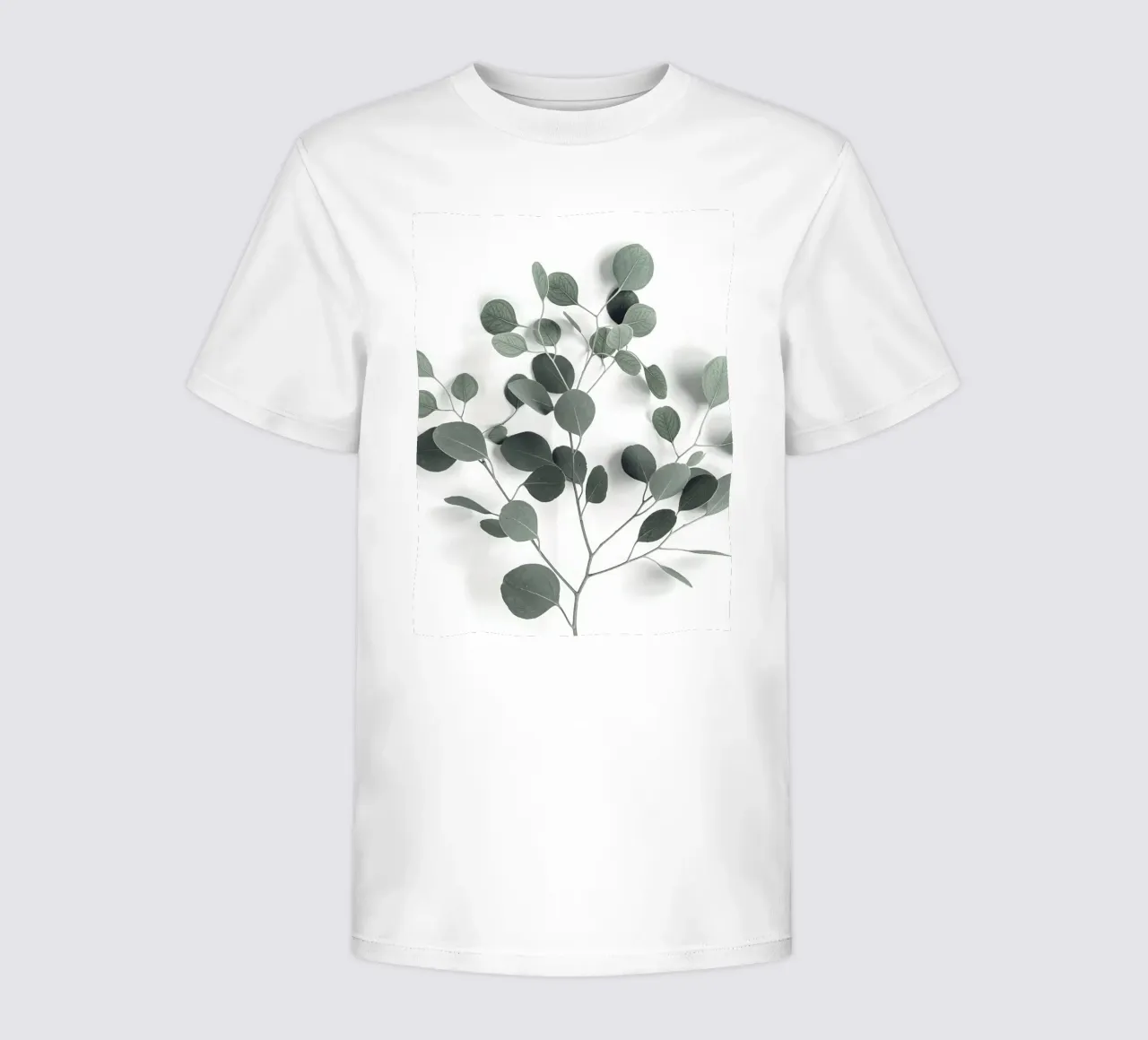 Diseño minimalista en eucalipto, inspirado en la naturaleza camiseta para niños de Whole©