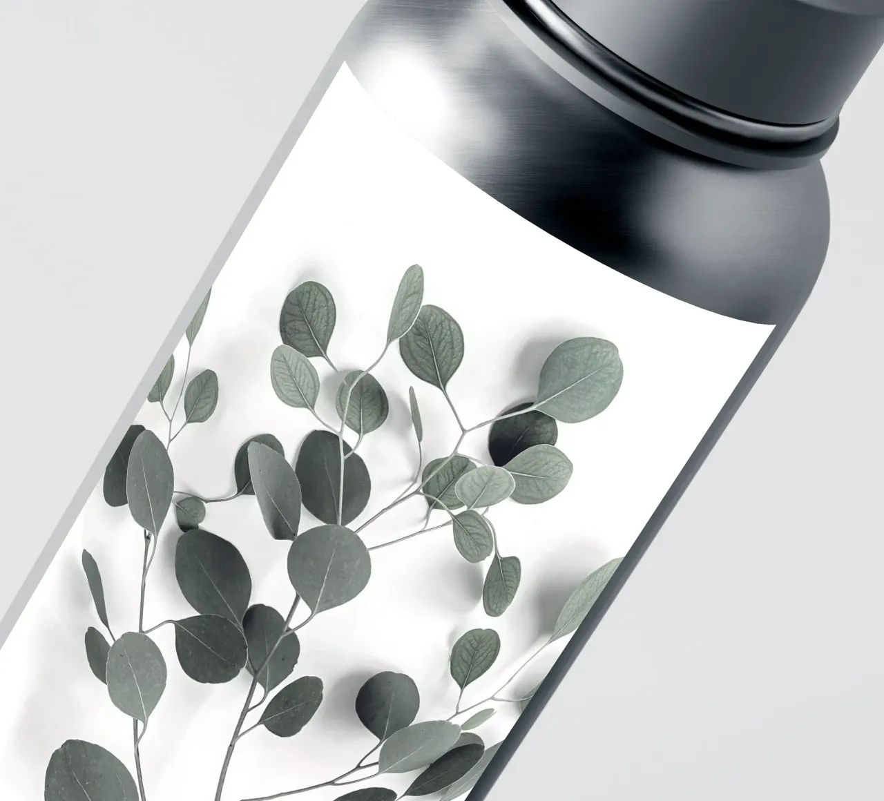 Design minimaliste en eucalyptus - inspiré par la nature autocollant de Whole©