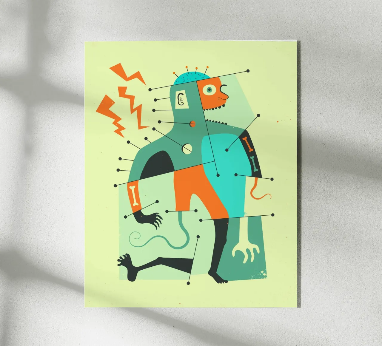 Frankenstein plexiglass da Jazzberry Blue