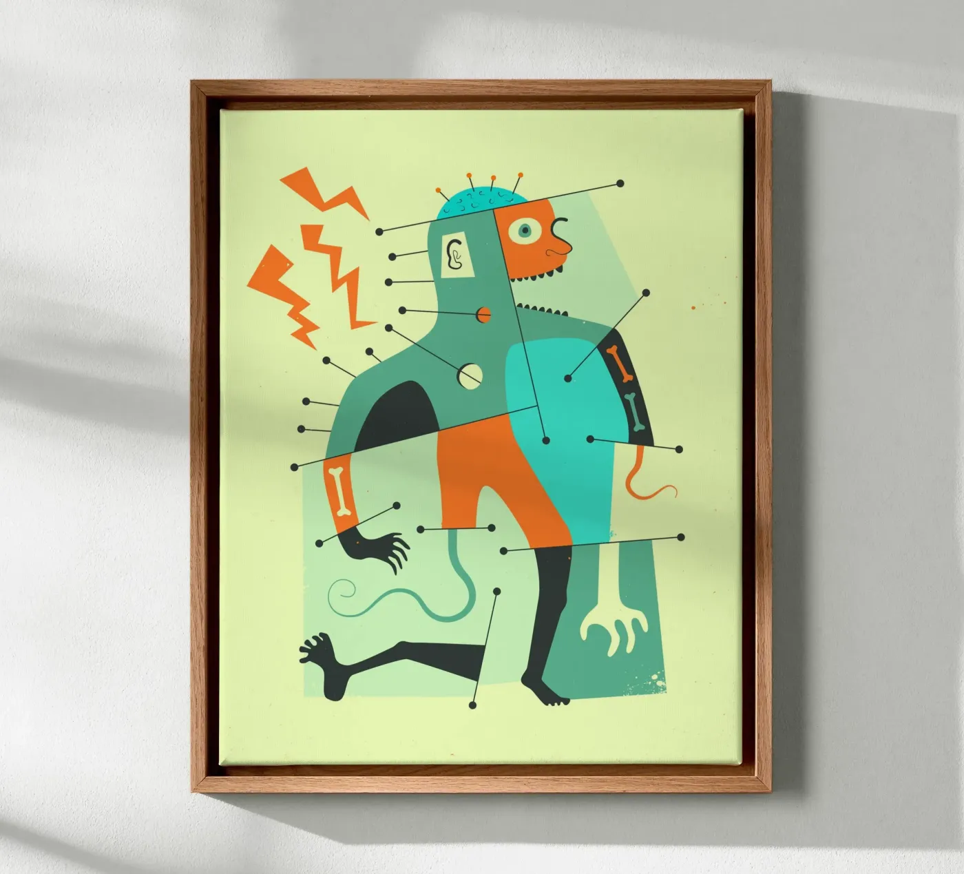 Frankenstein tela da Jazzberry Blue