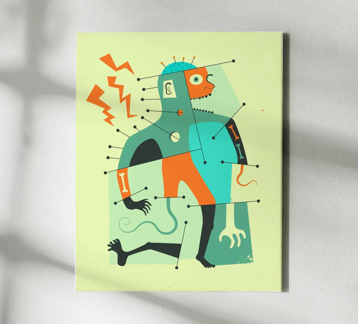 Frankenstein tela da Jazzberry Blue