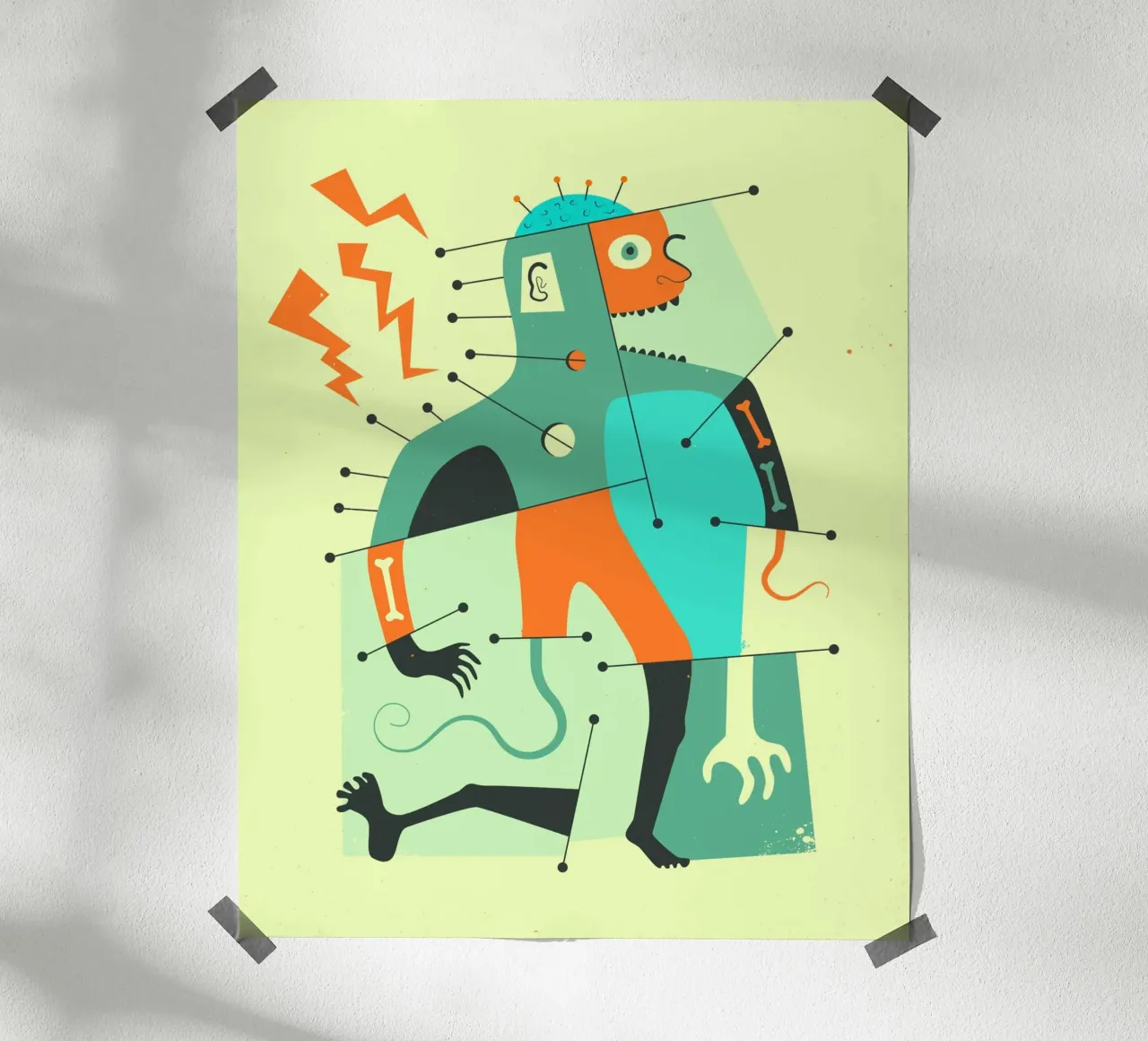 Frankenstein poster da Jazzberry Blue