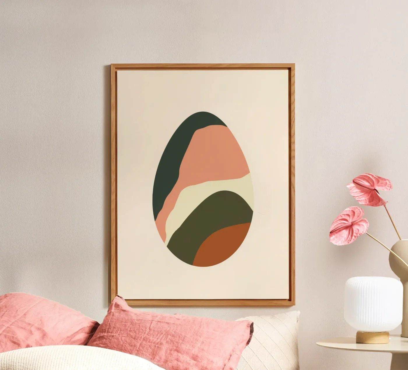 Modern Easter Egg panneau forex de Geometrica