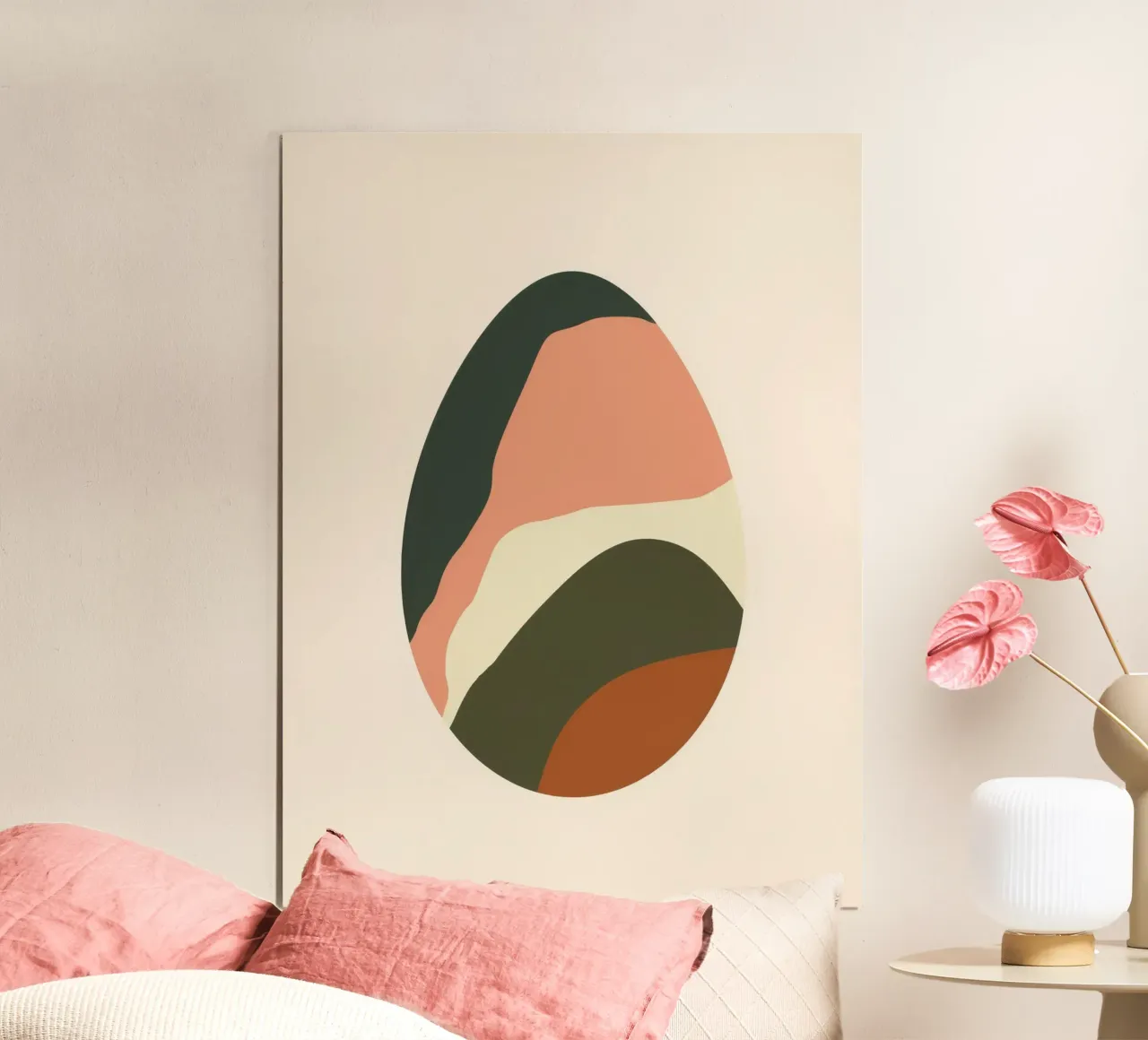 Modern Easter Egg poster van Geometrica