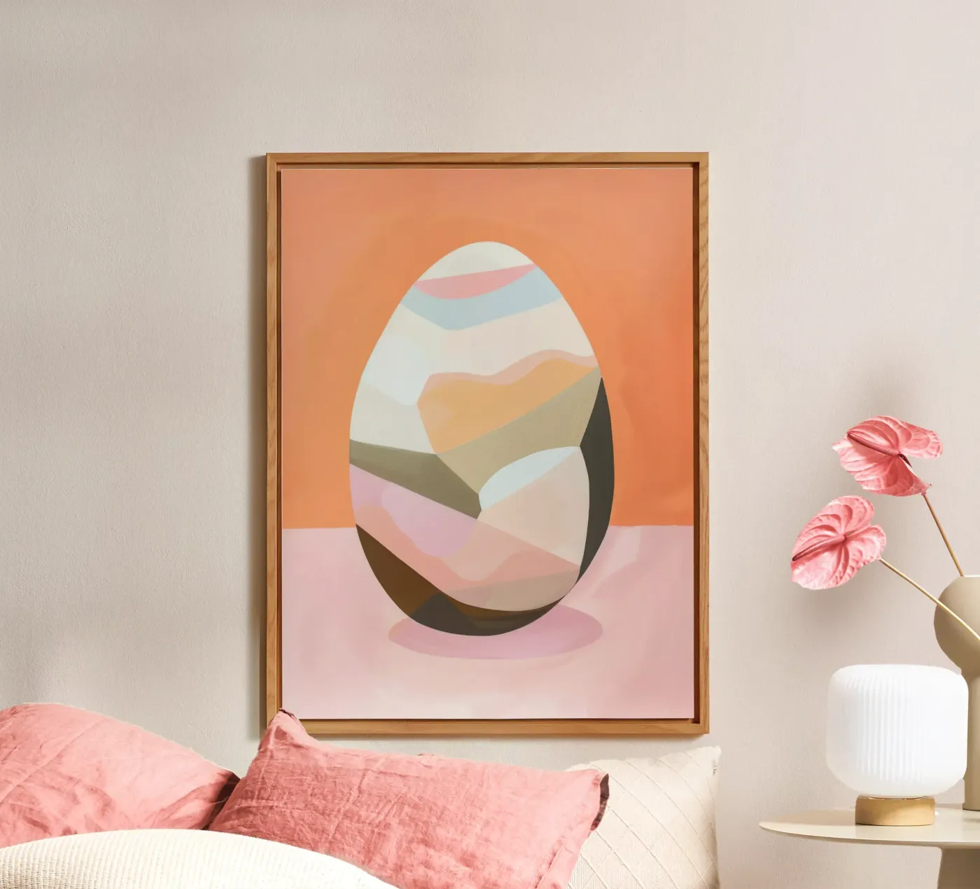 Abstract Easter Egg forex plate by Geometrica
