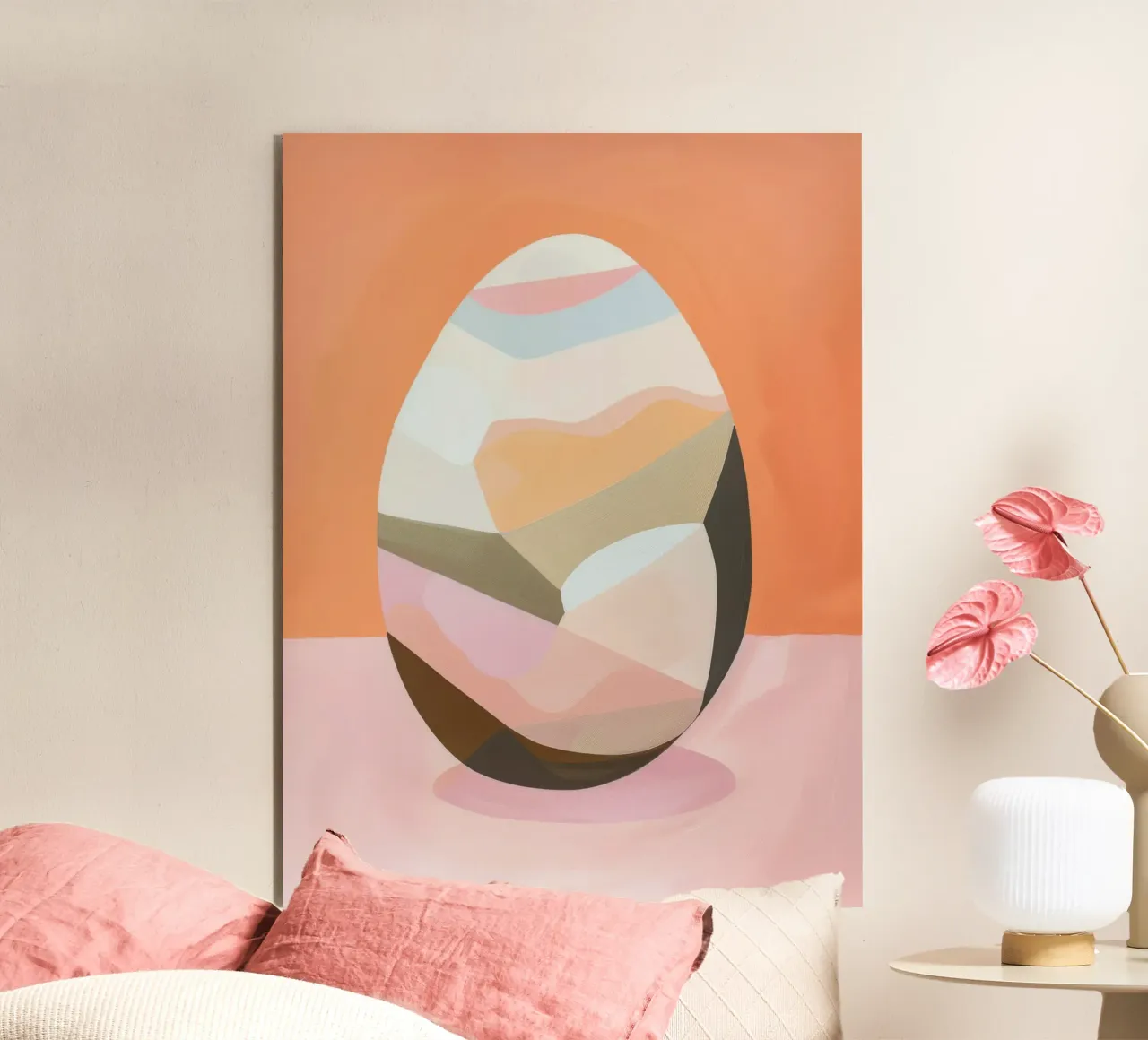 Abstract Easter Egg forex plate by Geometrica