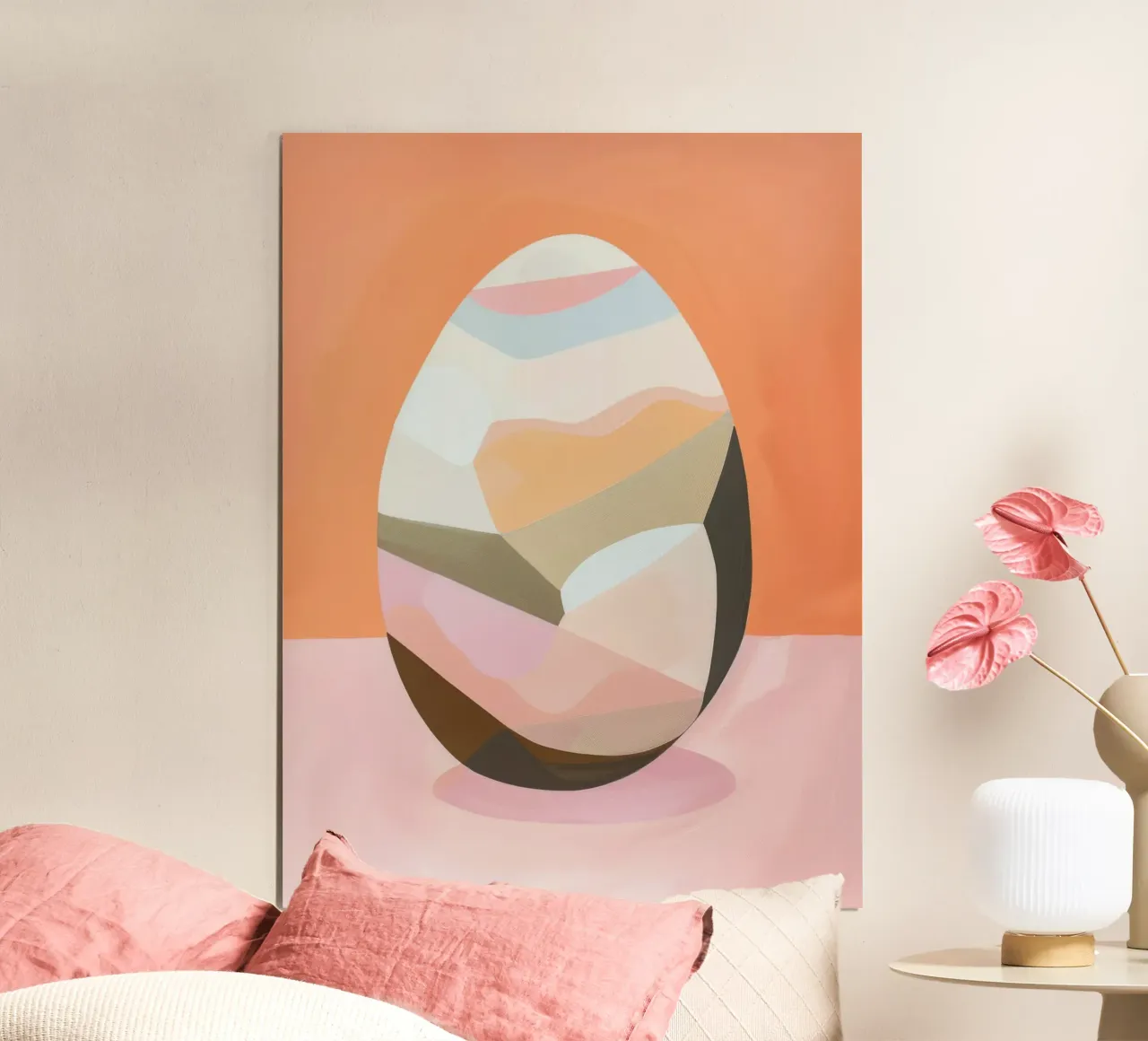 Abstract Easter Egg poster van Geometrica