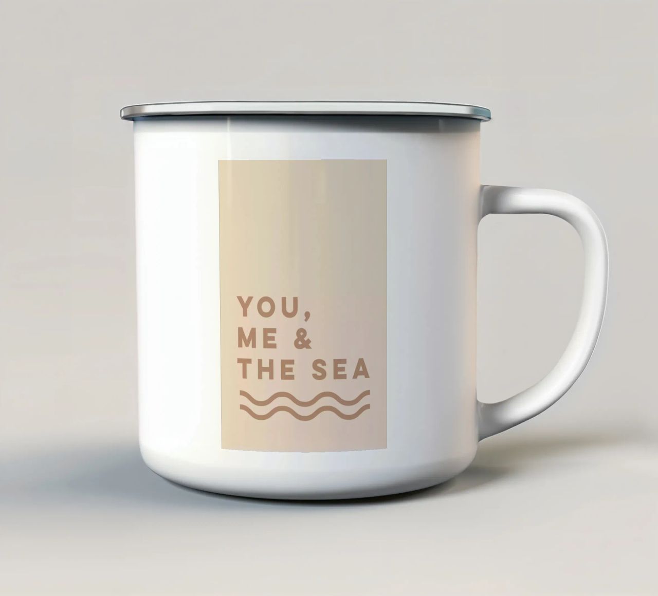 You, Me & The Sea tazza in smalto da The Native State