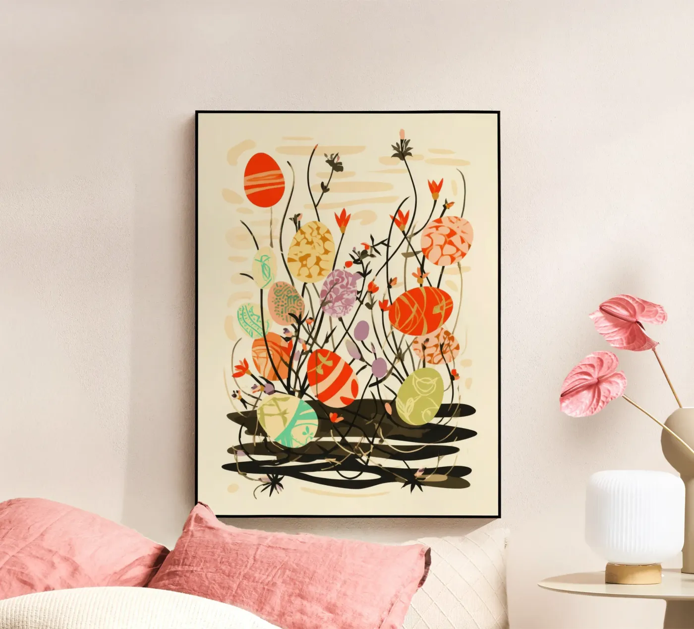 Spring Egg Meadow plexiglass da michi