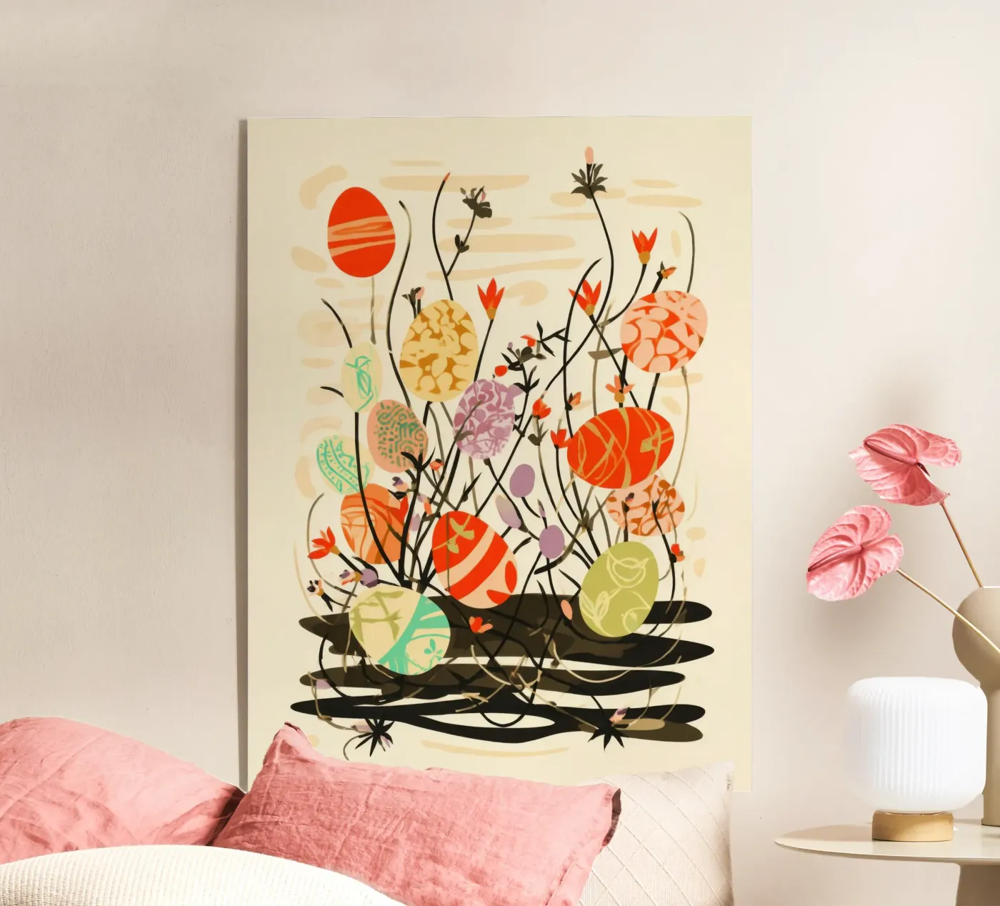 Spring Egg Meadow plexiglass da michi