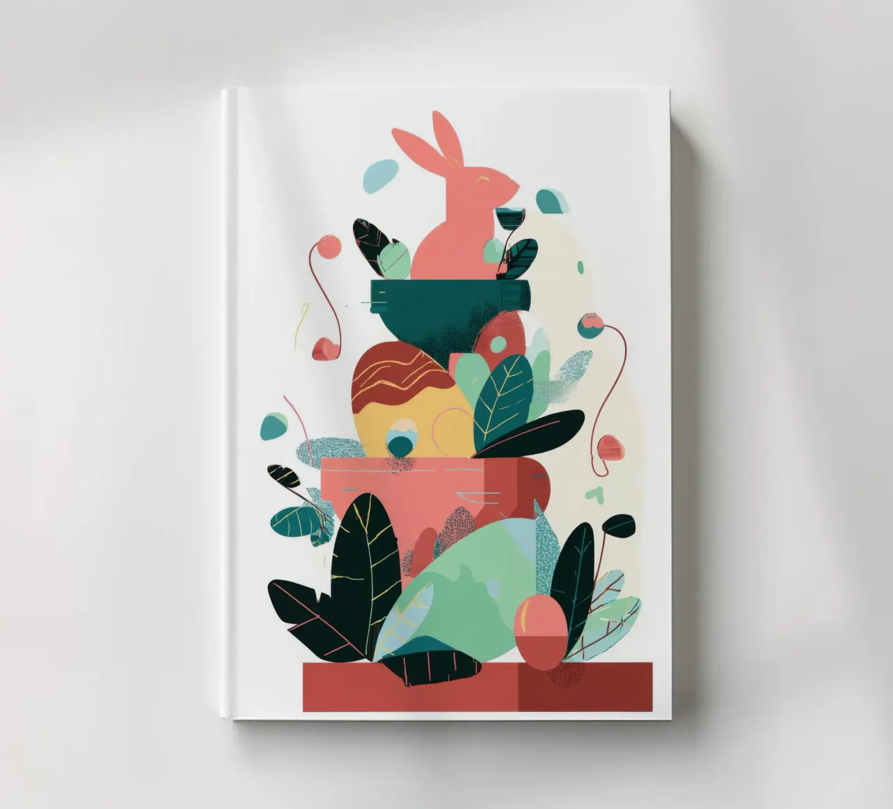 Easter Garden Stack notebook by Geometrica