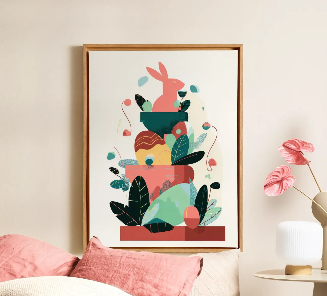 Easter Garden Stack tela da Geometrica