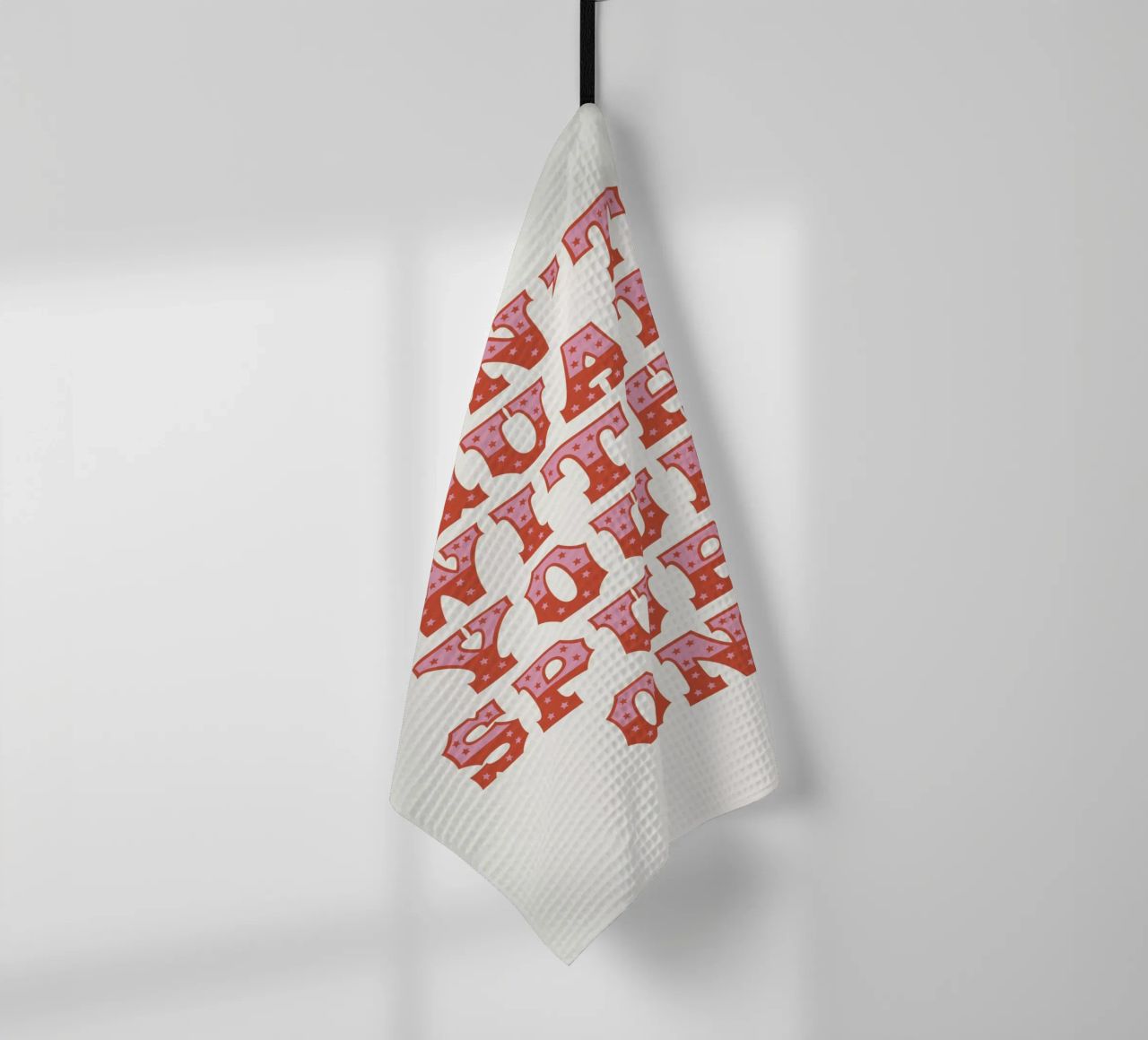 Don't Squat With Your Spurs On tea towel by The Native State