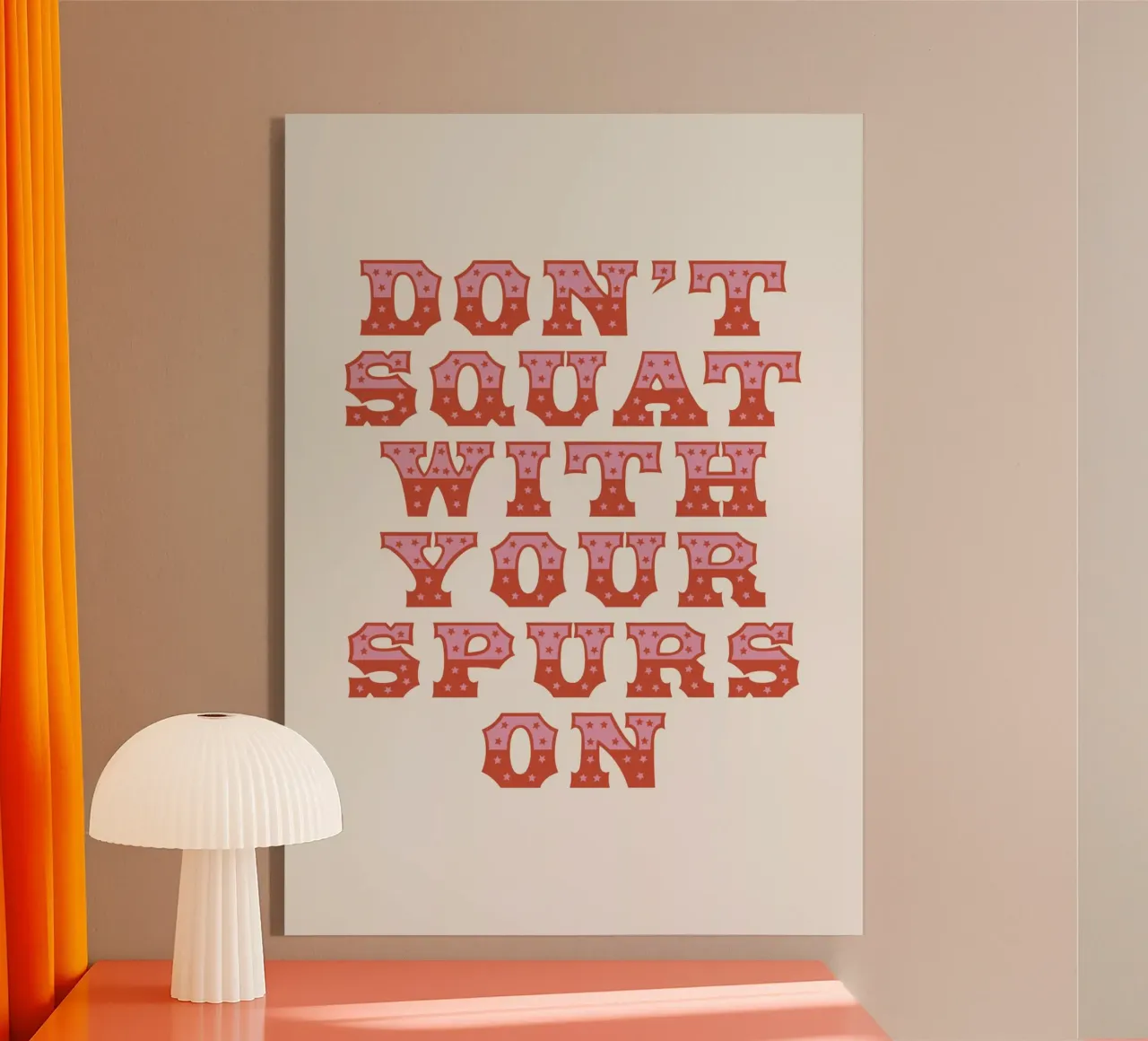 Don't Squat With Your Spurs On metacrilato de The Native State