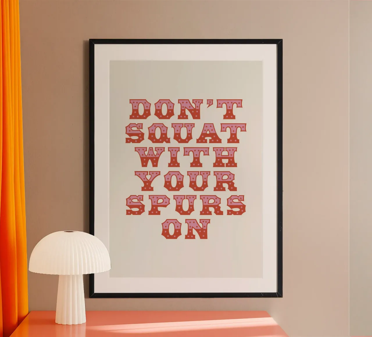 Don't Squat With Your Spurs On carta hahnemühle da The Native State
