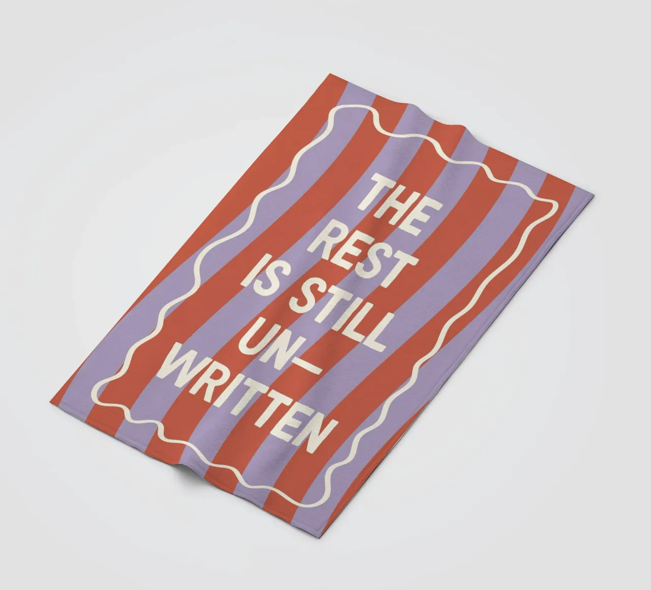 The Rest Is Still Unwritten manta de franela de The Native State