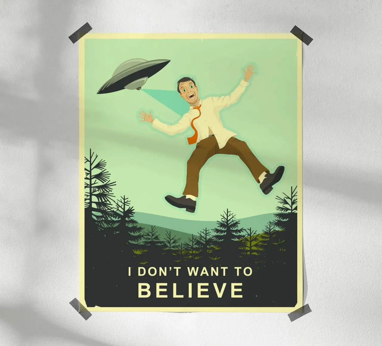 I Don't Want To Believe hahnemühle by Jazzberry Blue