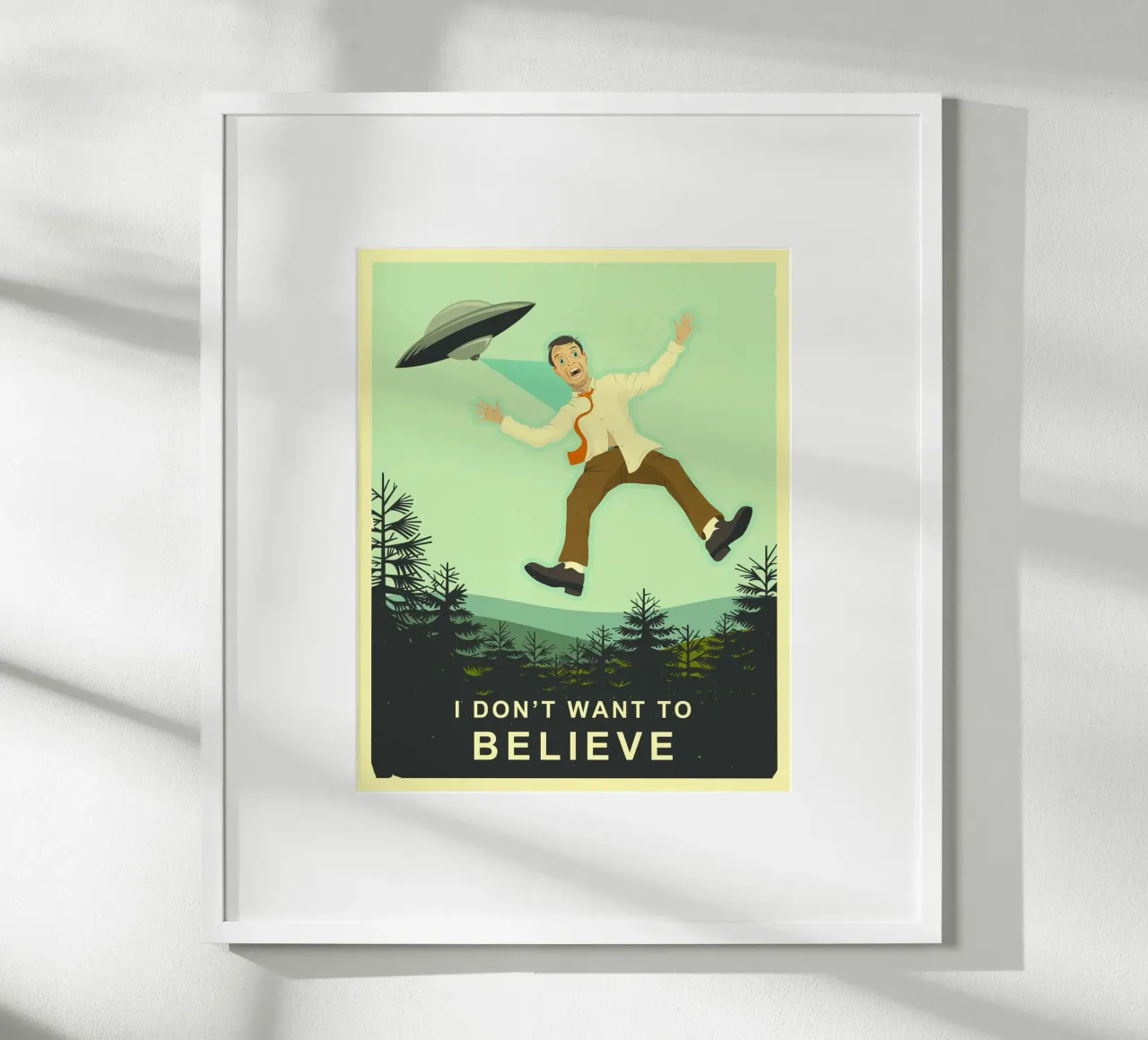 I Don't Want To Believe hahnemühle by Jazzberry Blue