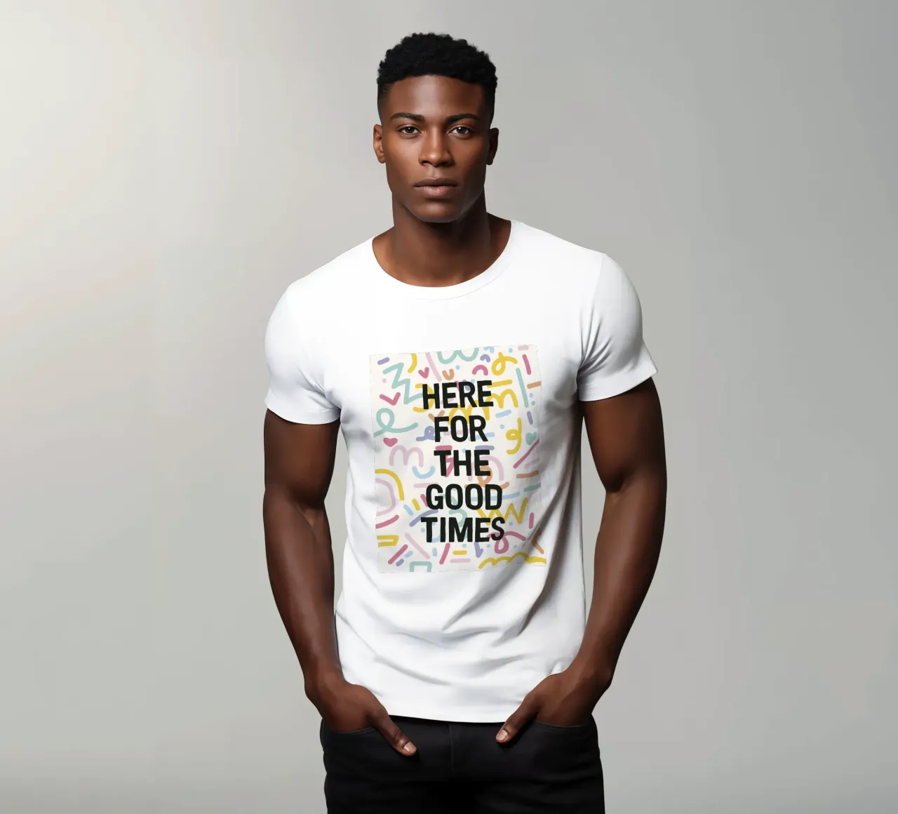Here For The Good Times t-shirt da The Native State