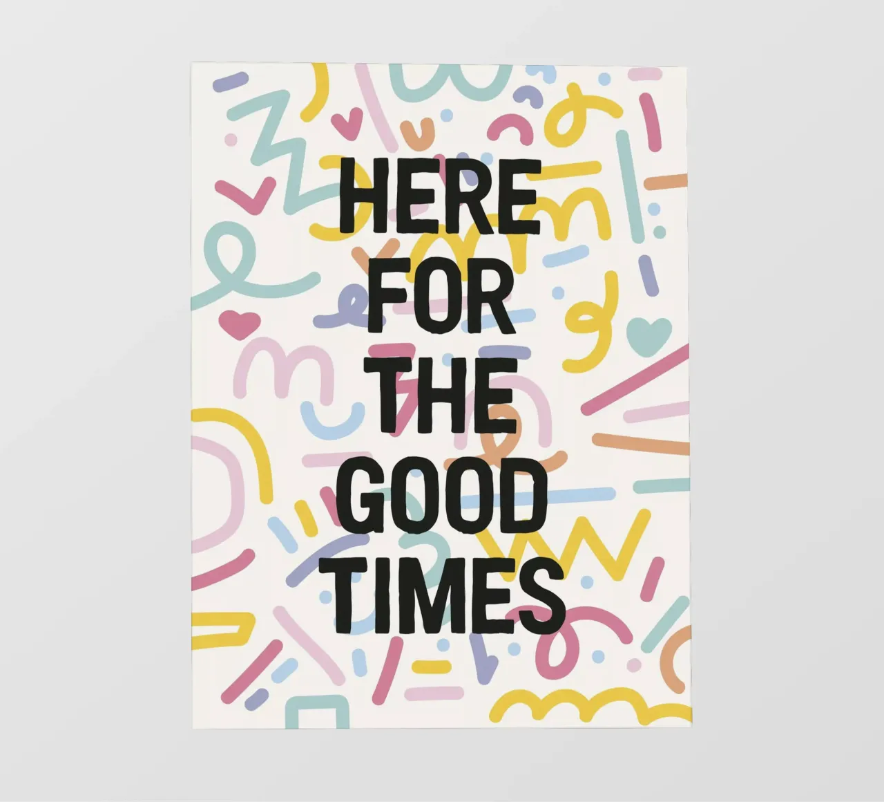 Here For The Good Times telo in pvc da The Native State