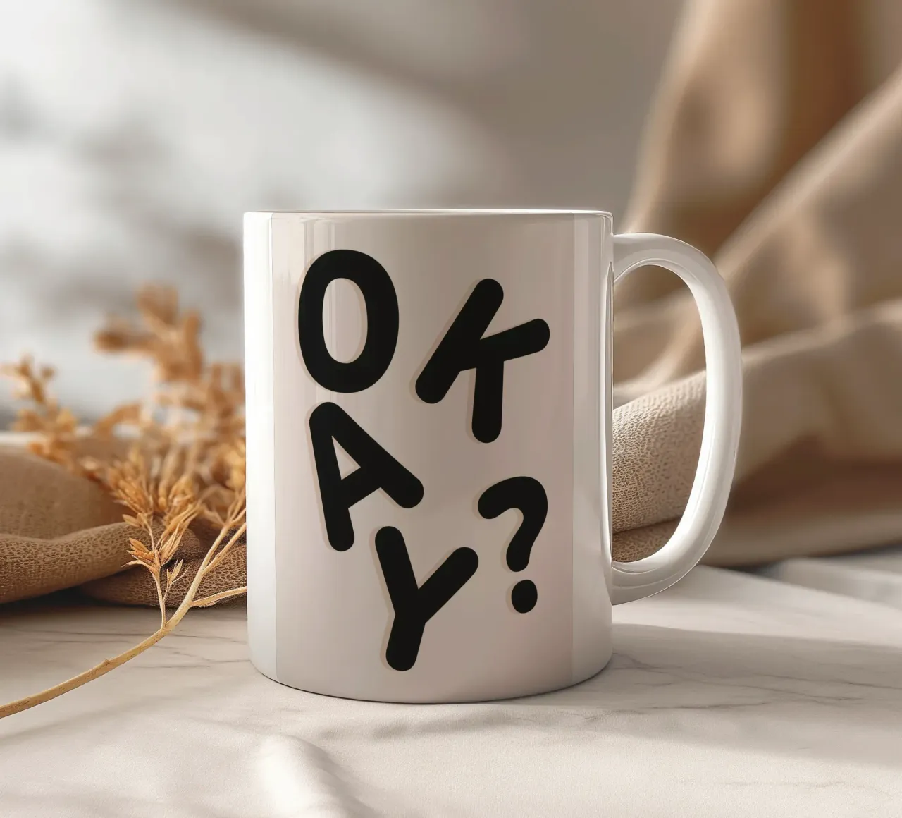 Okay? tazza in ceramica da The Native State