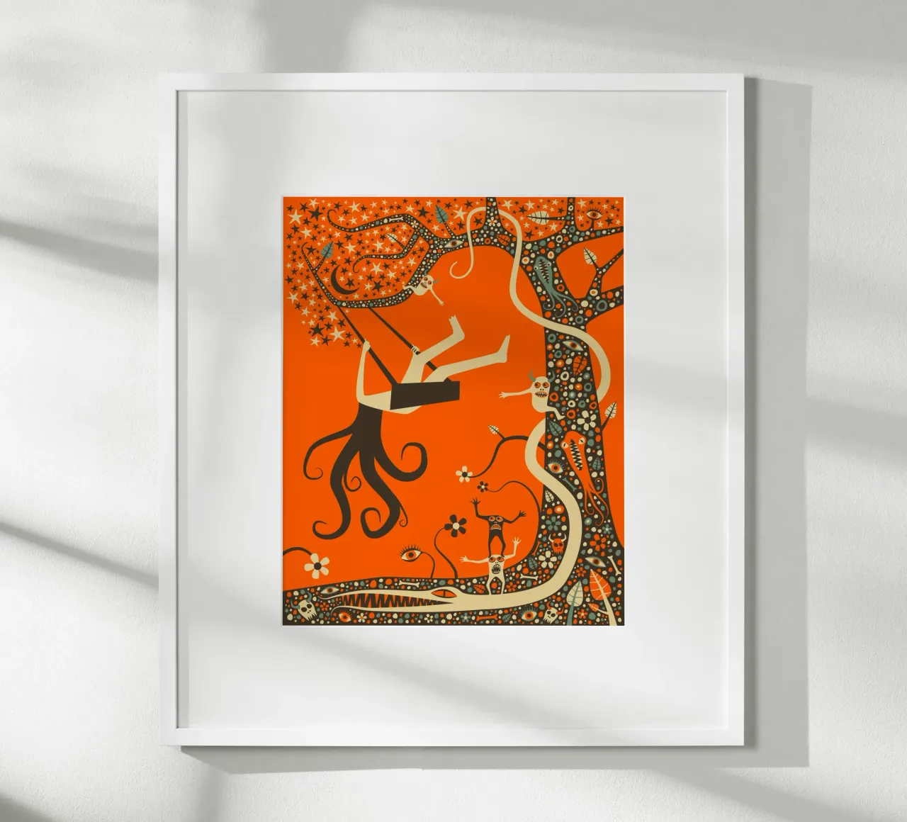 Il reietto poster con telaio in plastica da Jazzberry Blue