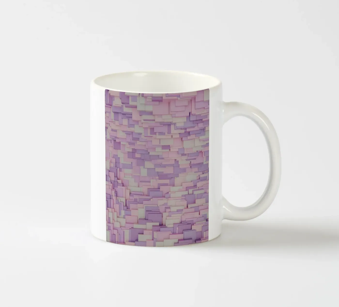 random square ceramic mug by marty