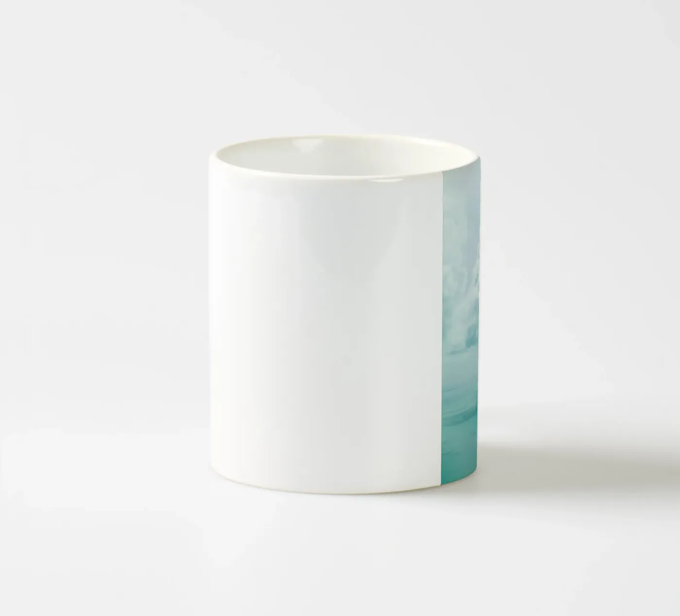 blue cloud ceramic mug by marty