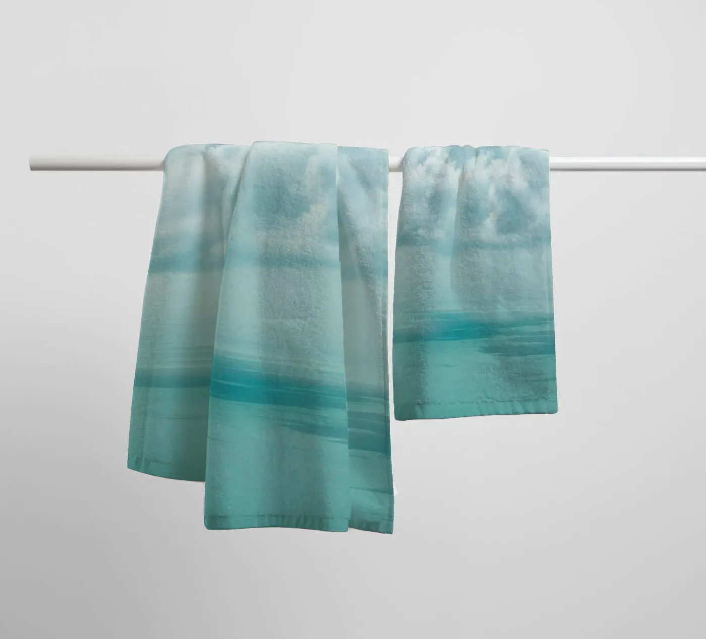 blue cloud towel by marty