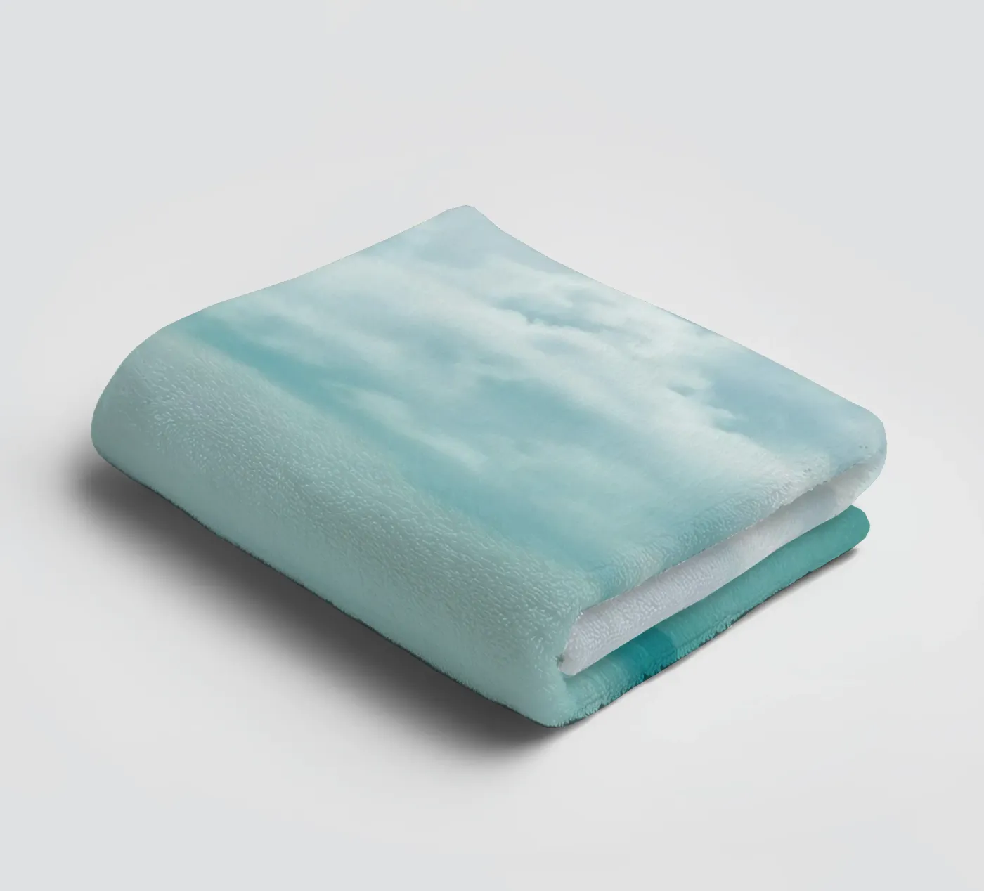 blue cloud towel by marty