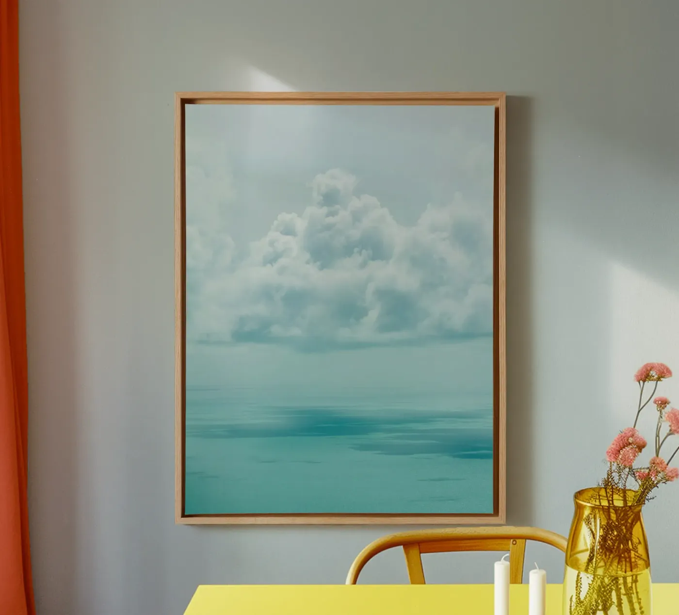 blue cloud canvas by marty