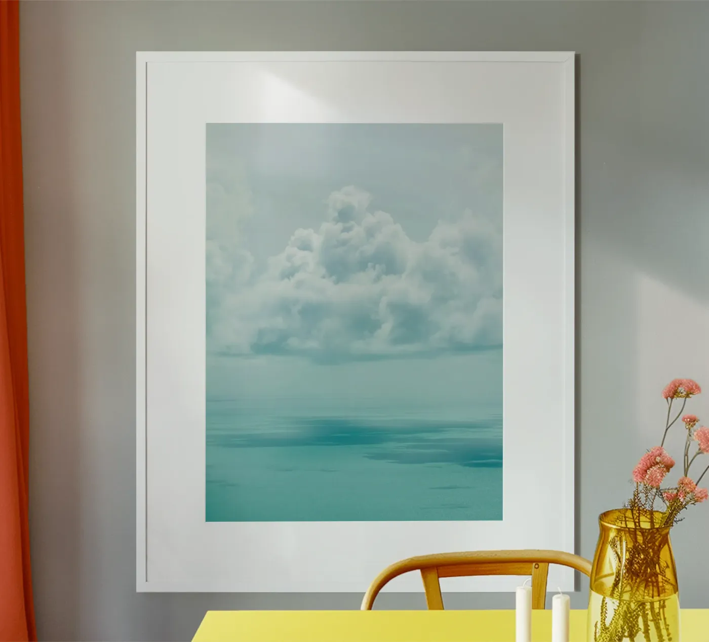 blue cloud Poster von marty