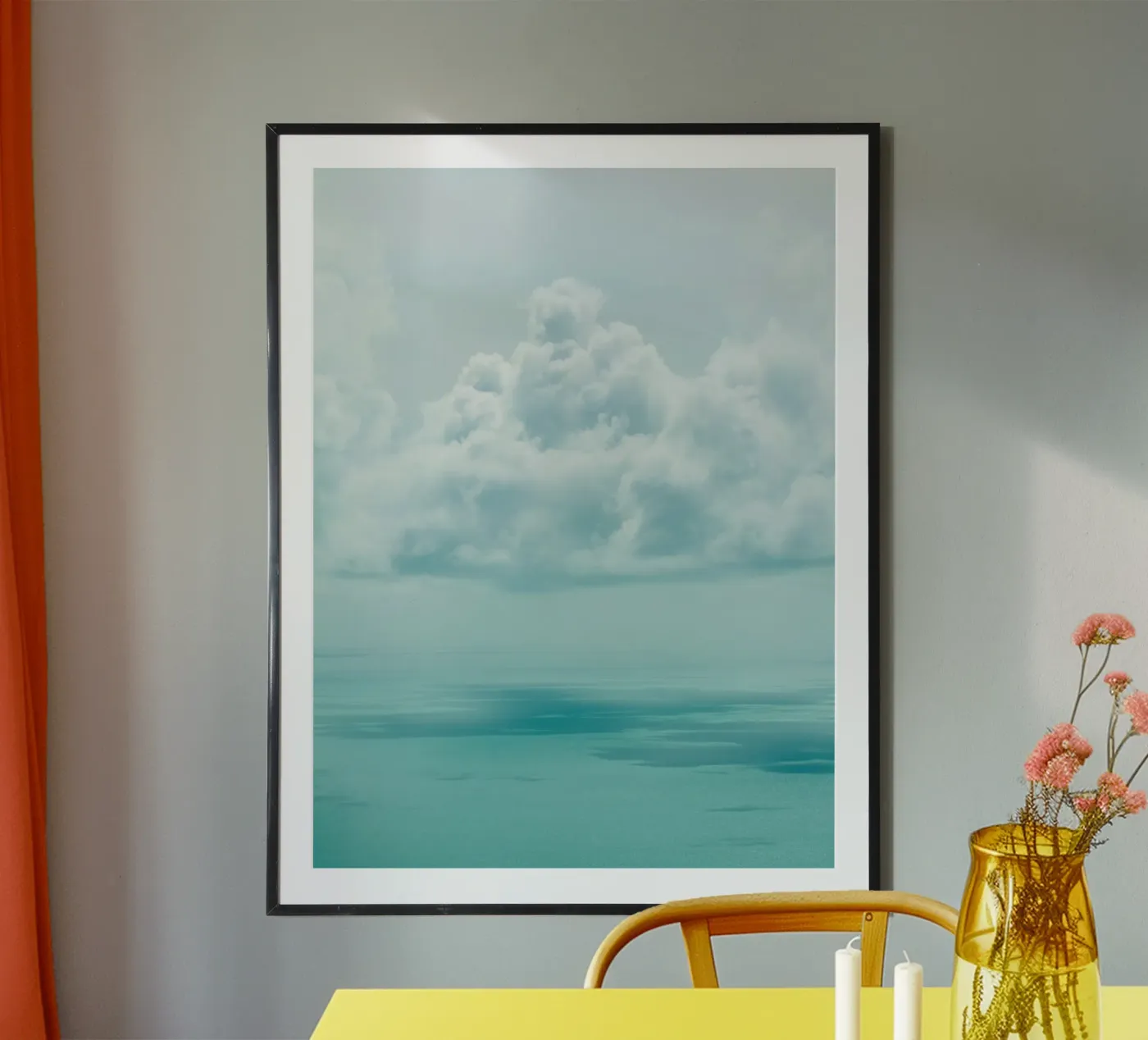blue cloud Poster von marty