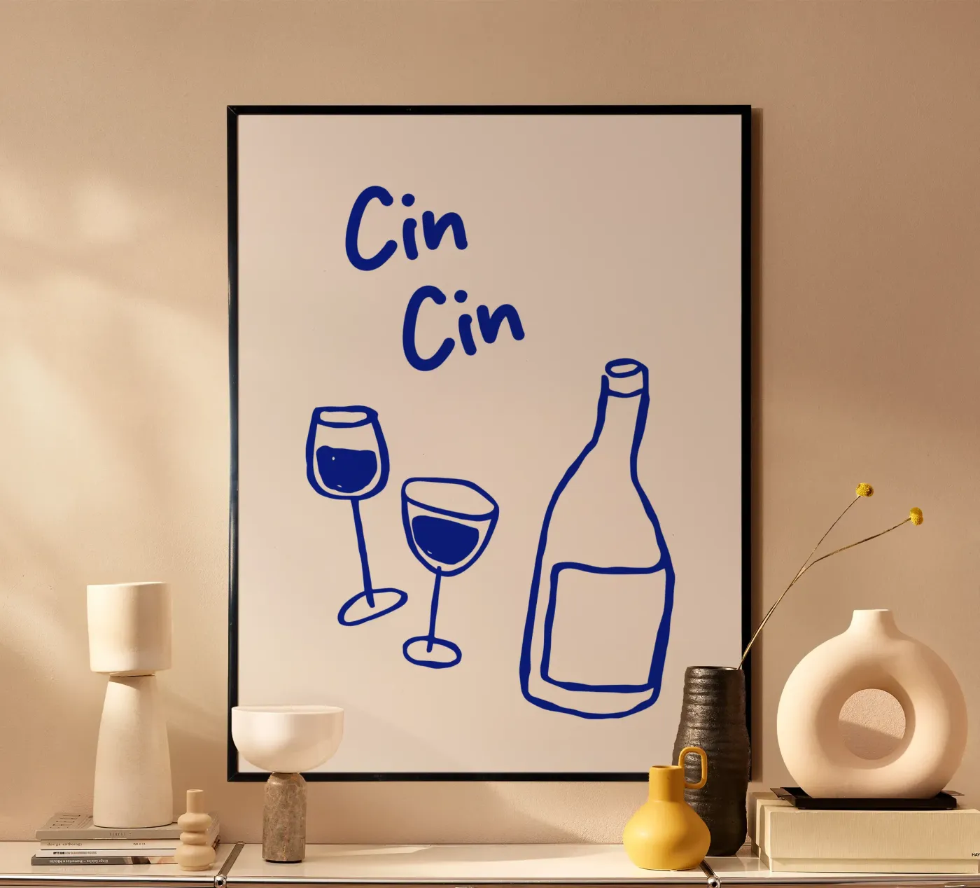 Cin Cin poster van CSK DESIGN
