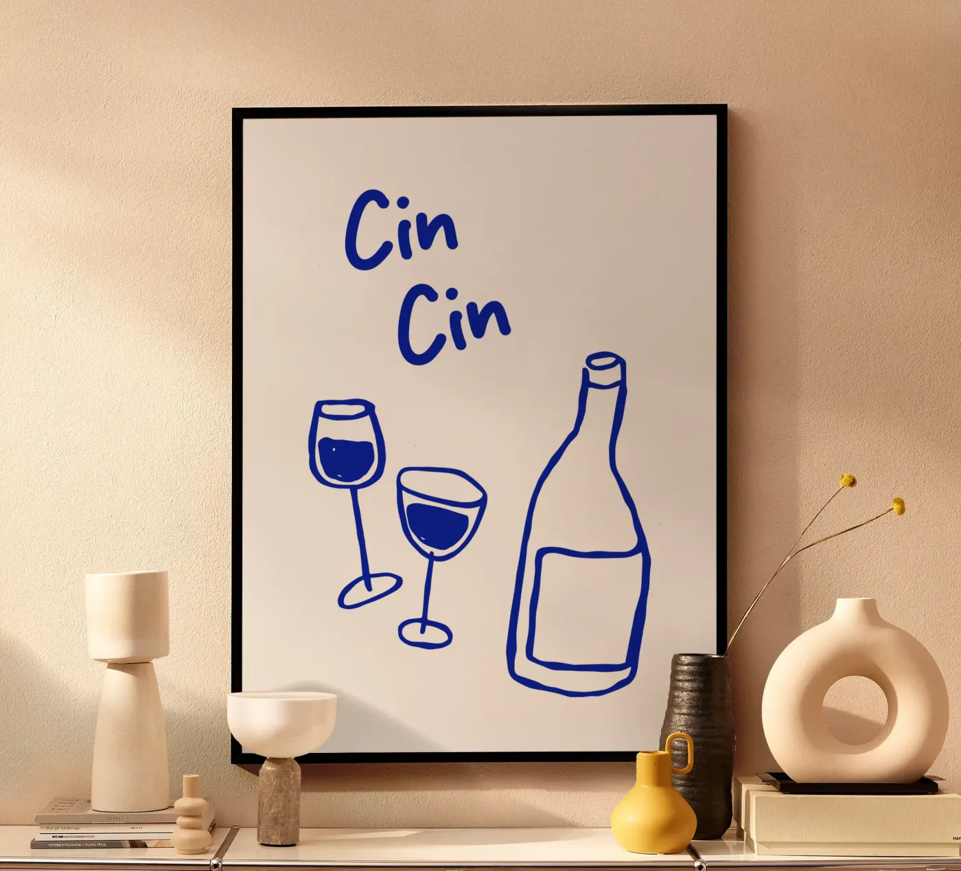 Cin Cin poster van CSK DESIGN