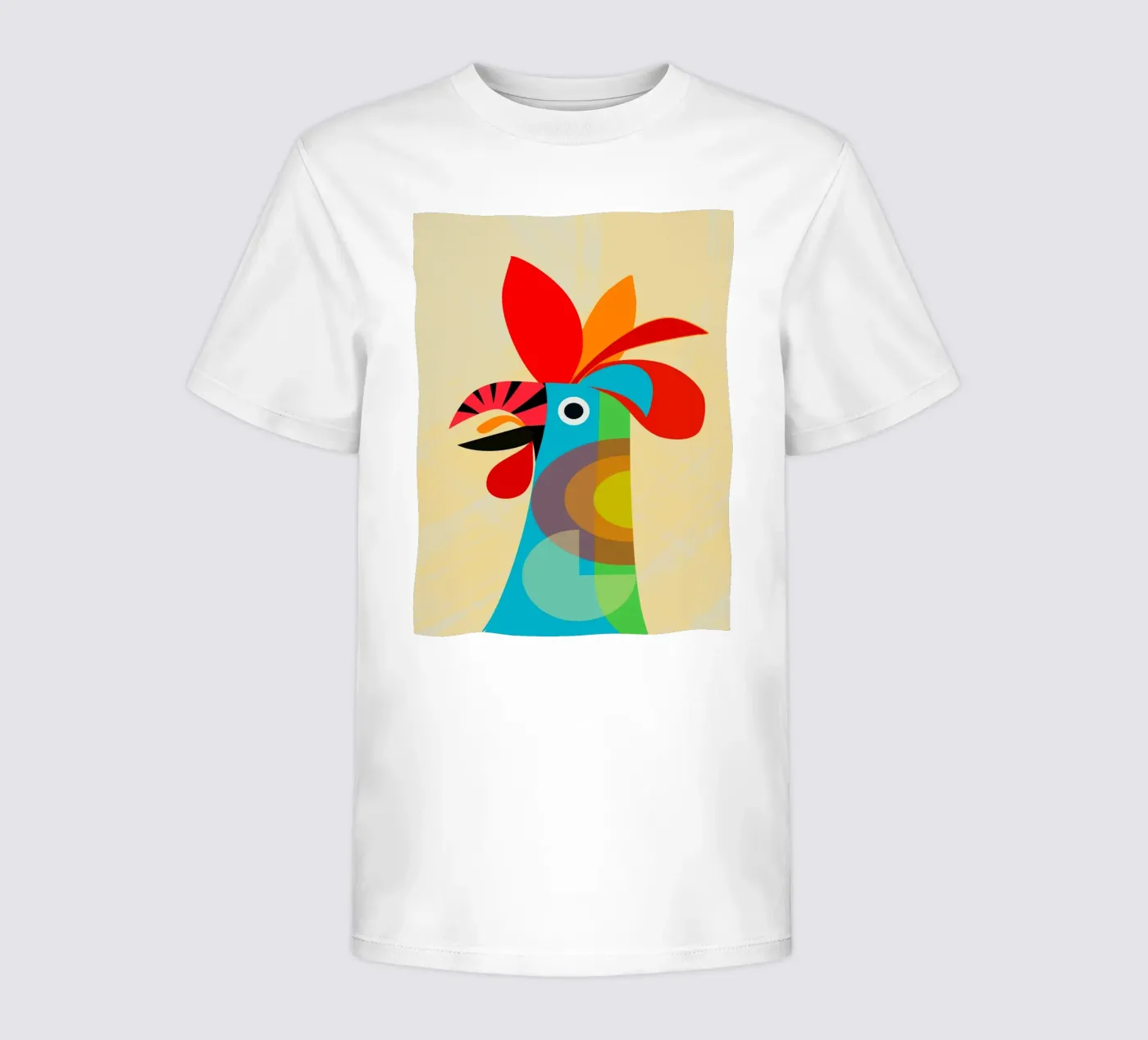 Rooster kinder t-shirt van MirimoDesign