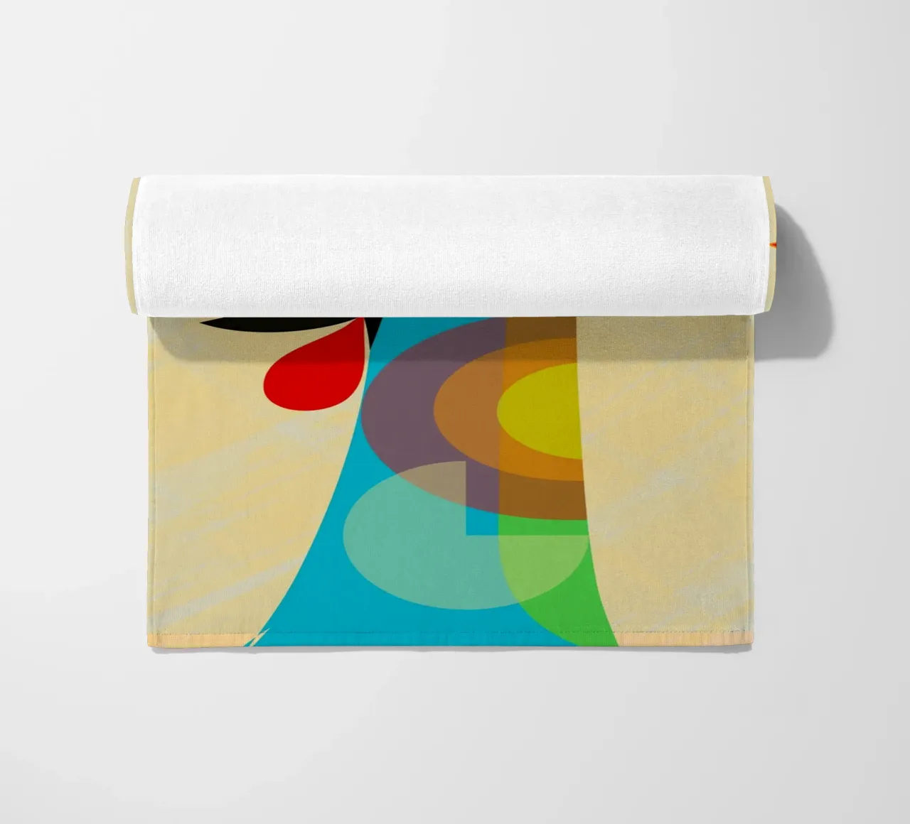 Rooster strandhanddoek van MirimoDesign