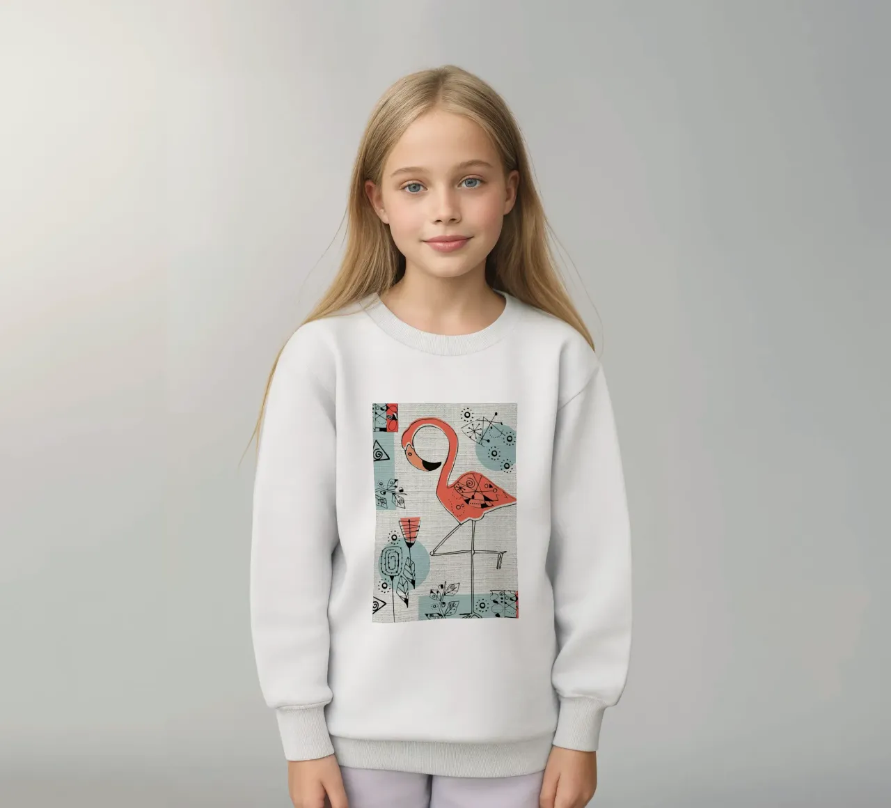Flamingo 2 felpa bambino da Rocket68