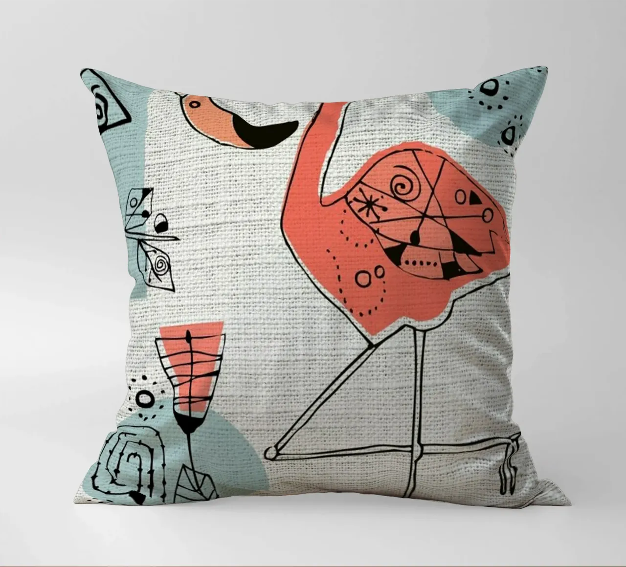 Flamingo 2 cuscino da Rocket68