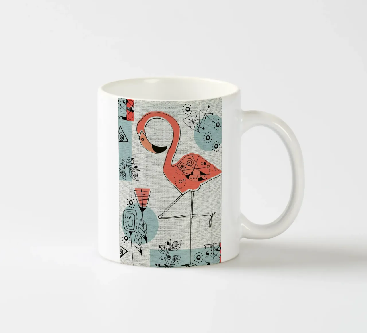 Flamingo 2 tazza in ceramica da Rocket68