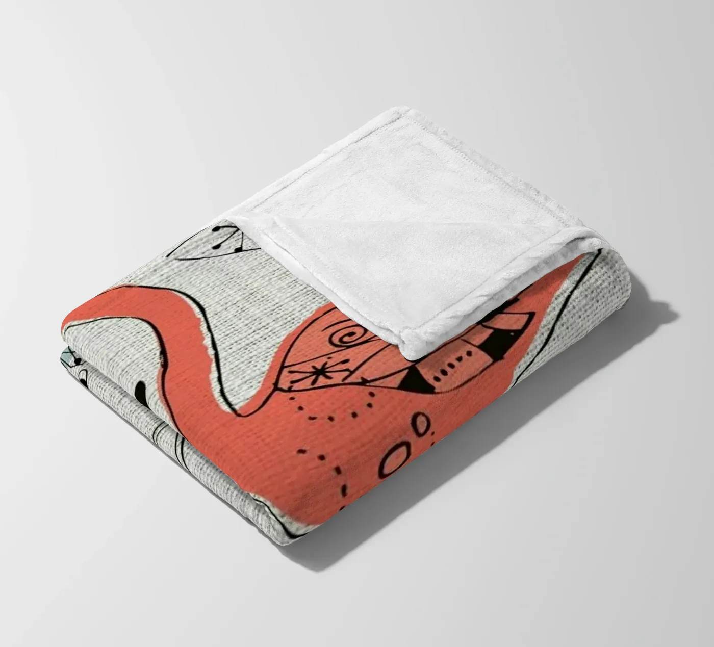 Flamingo 2 Fleecedecke von Rocket68