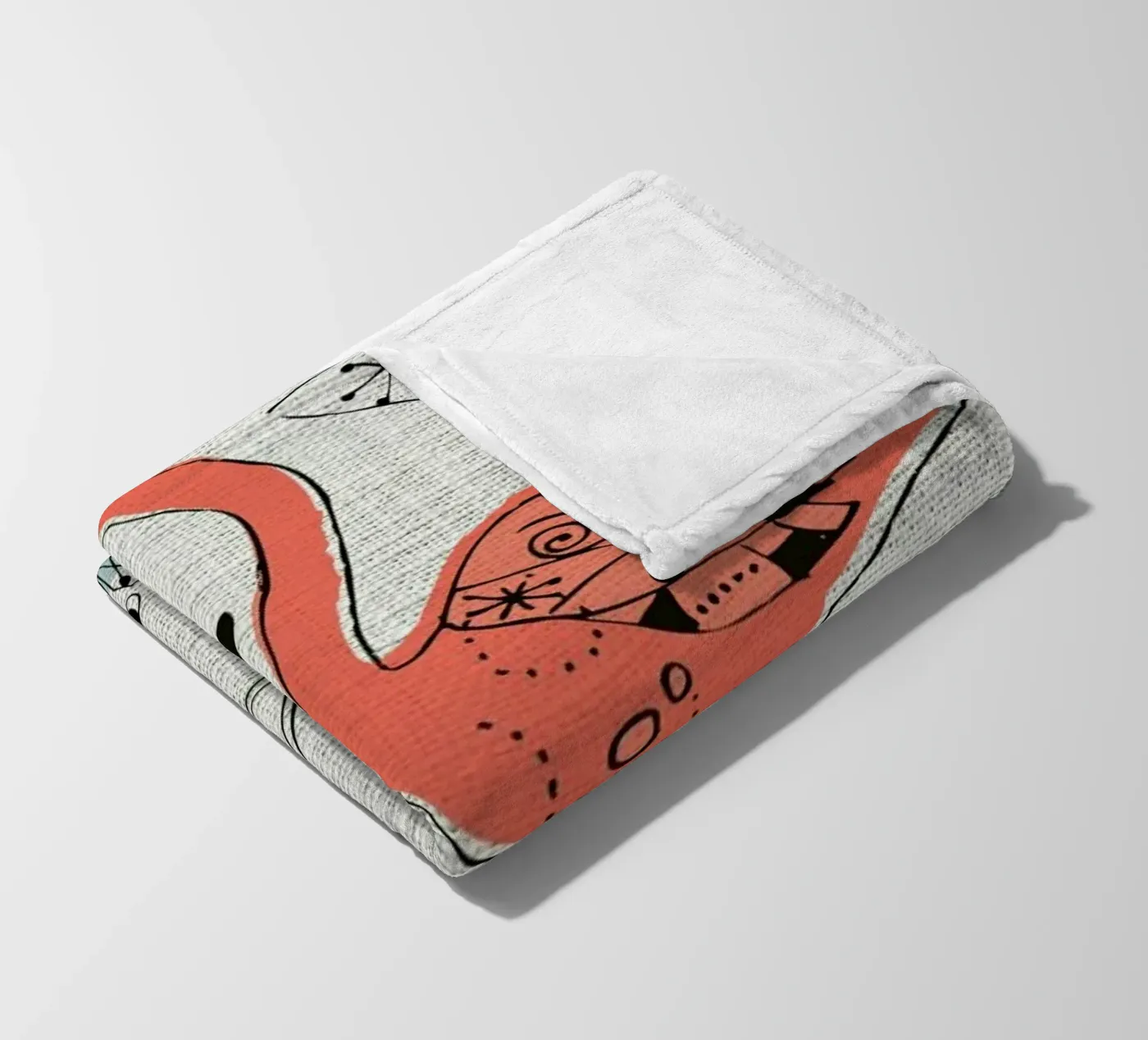 Flamingo 2 Fleecedecke von Rocket68