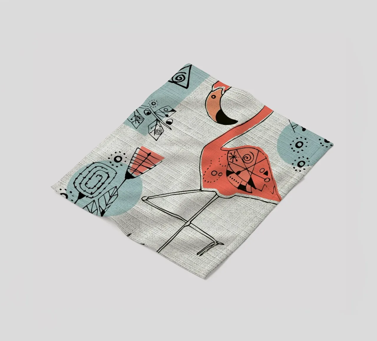 Flamingo 2 coperta in pile da Rocket68