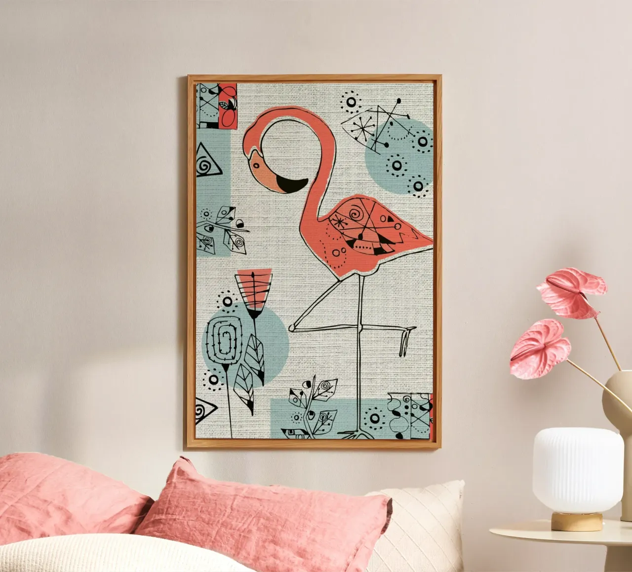 Flamingo 2 alluminio dibond da Rocket68