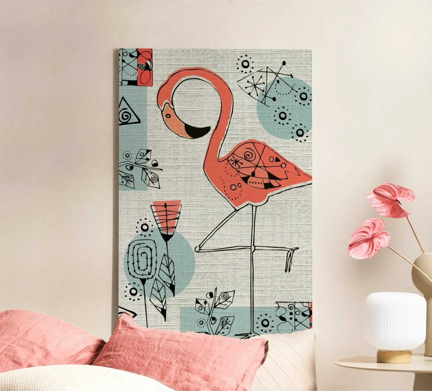 Flamingo 2 tela da Rocket68