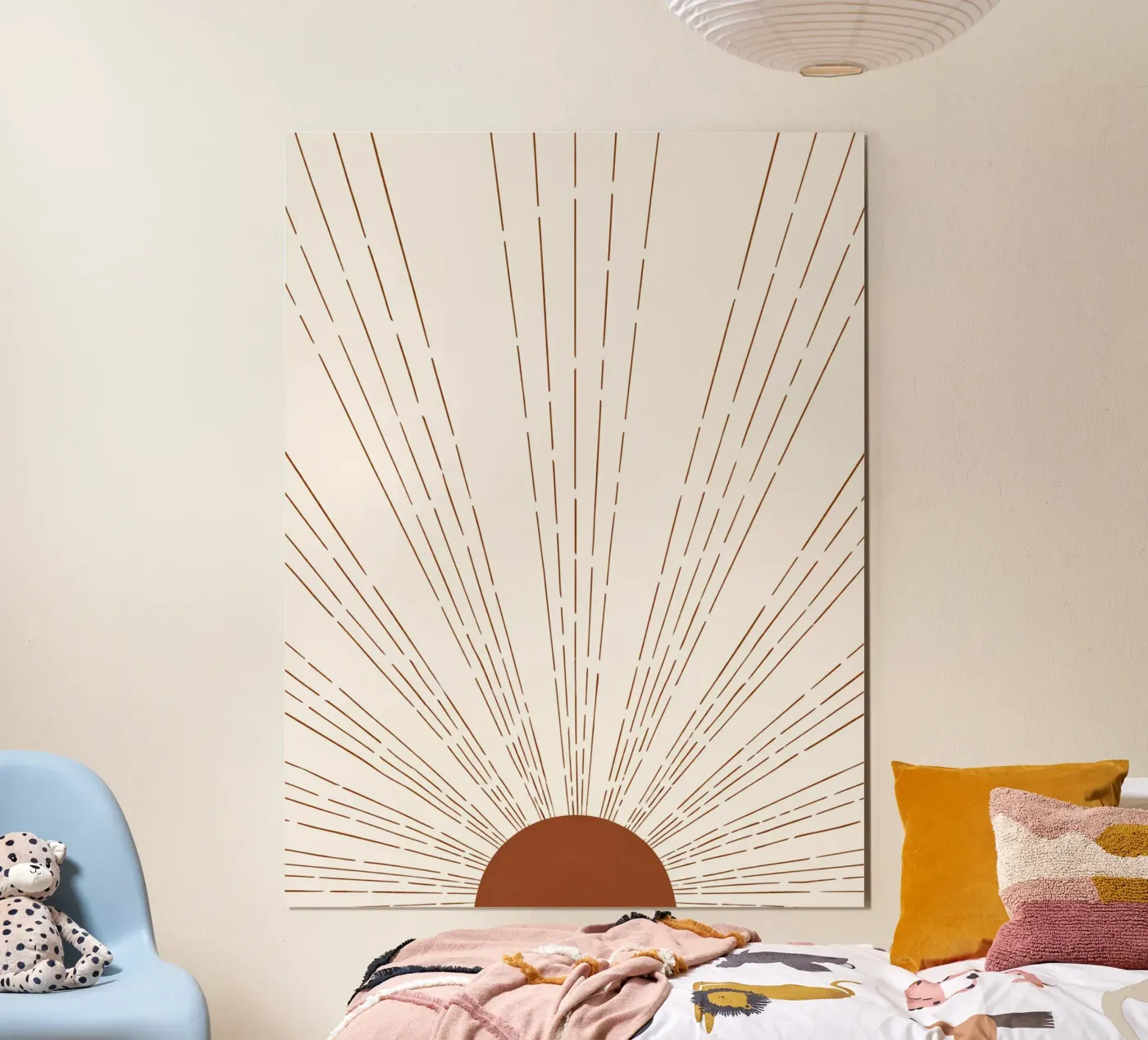 Boho Sunbeam Abstract Celestial poster da Ninaittwaa