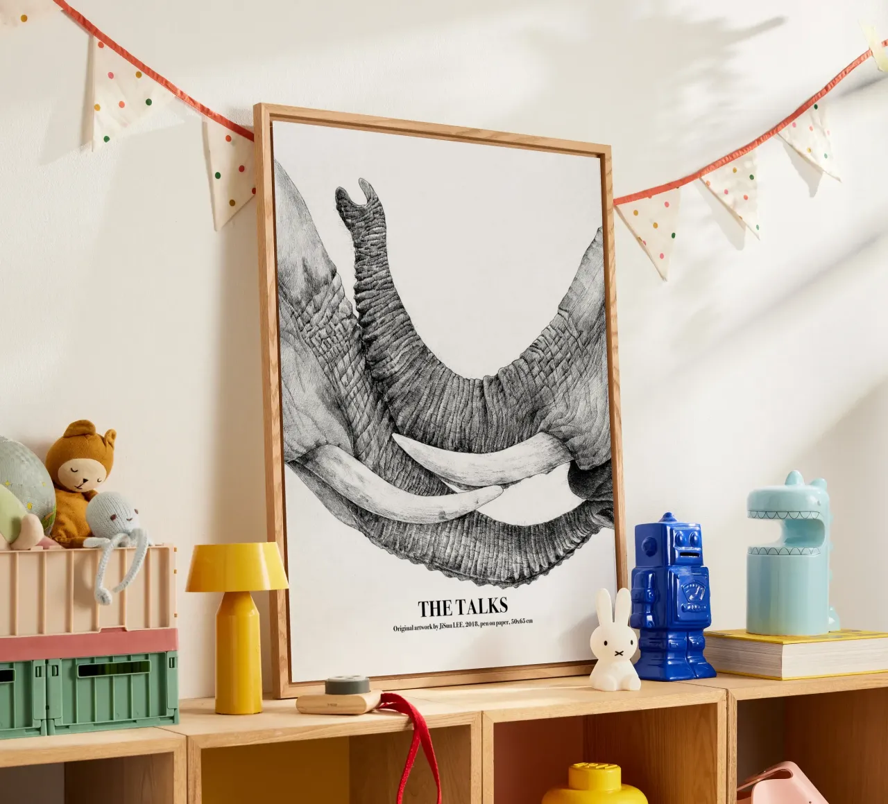 The Talks plexiglass da artleejisun