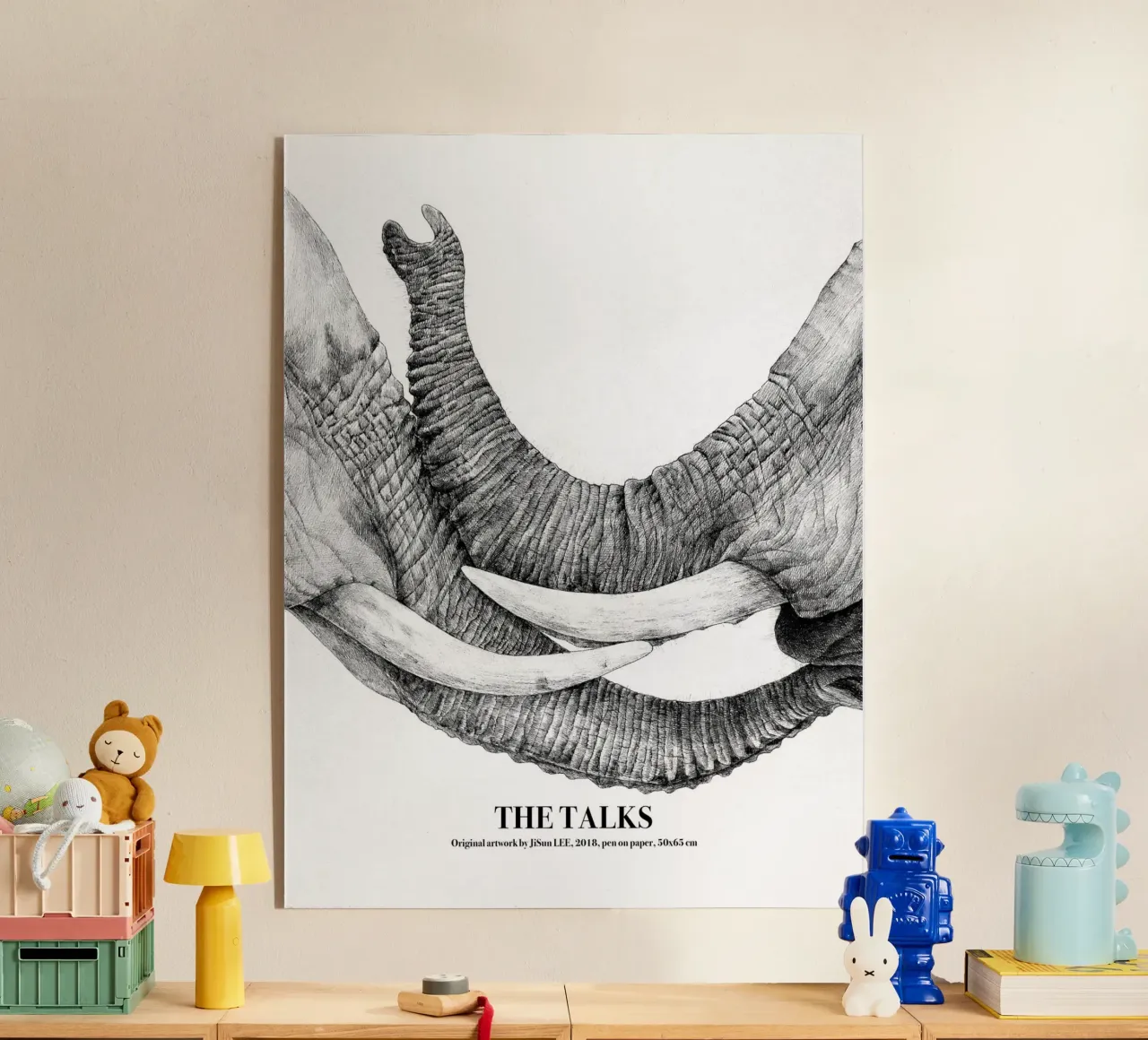 The Talks plexiglass da artleejisun